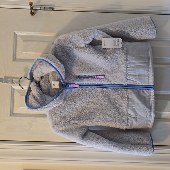 XERSION BRAND GIRLS BLUE HOODED ZIPPERED JACKET SIZE SMALL 7/8 - Picture 2 of 11